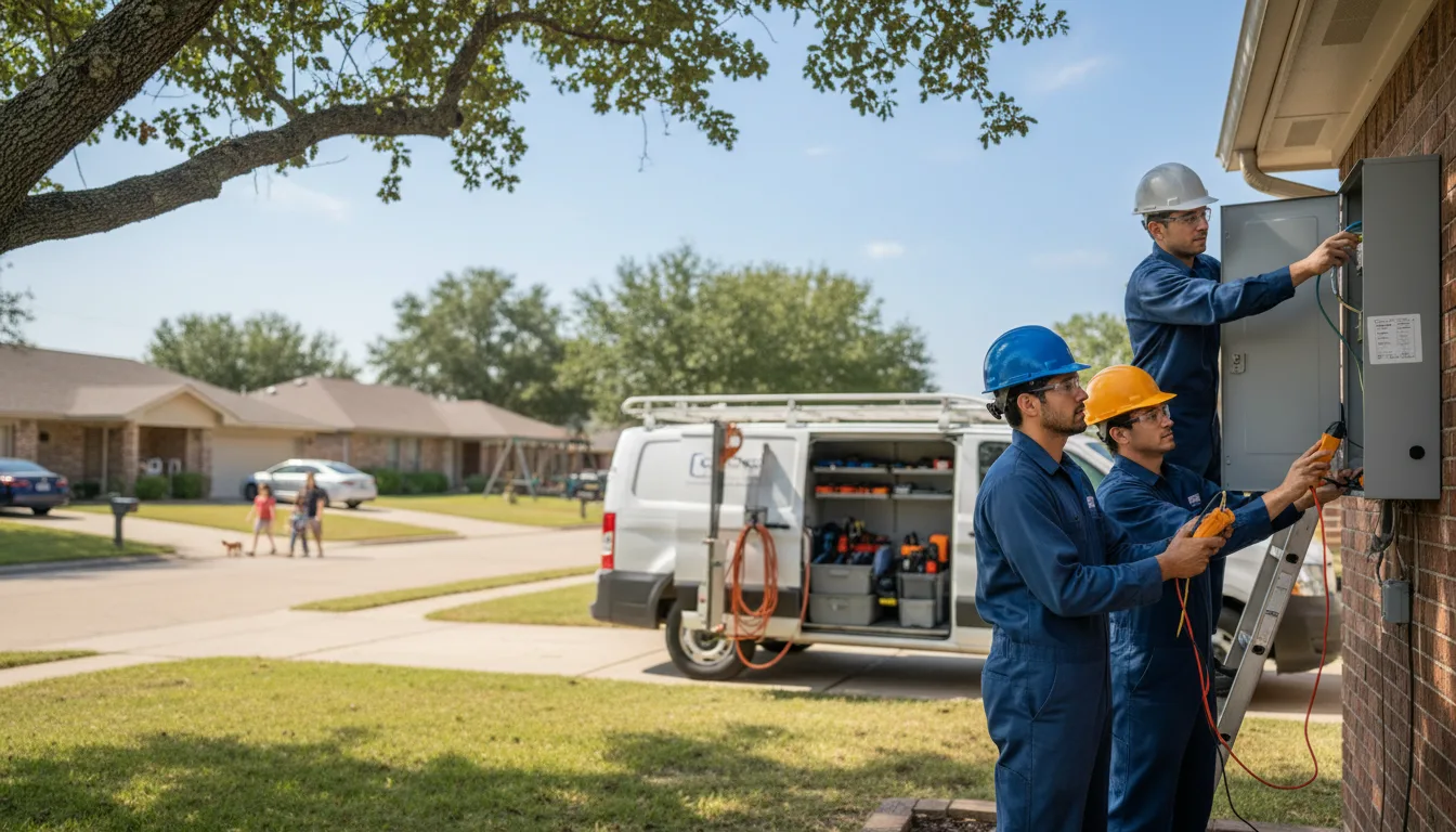 Certified electrician providing emergency electrical services in Red Level, AL